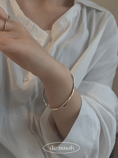 (silver925) raw bracelet.
